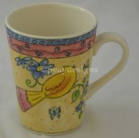 Sango BIRDS and the BEES Sue Zipkin Yellow Bird Mug